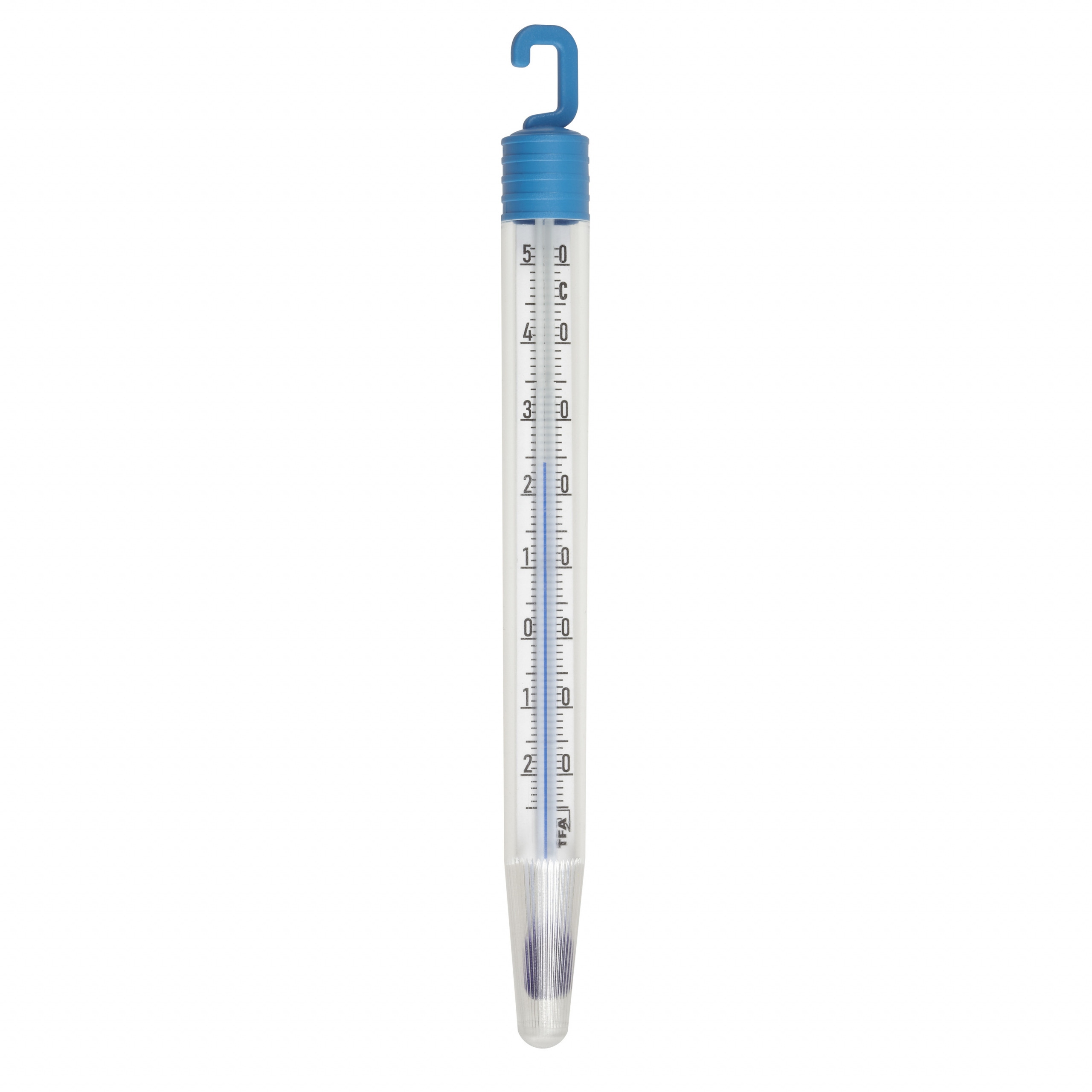 TFA Dostmann Koelkast en vriezerthermometer - blauw - kunststof - analoog -