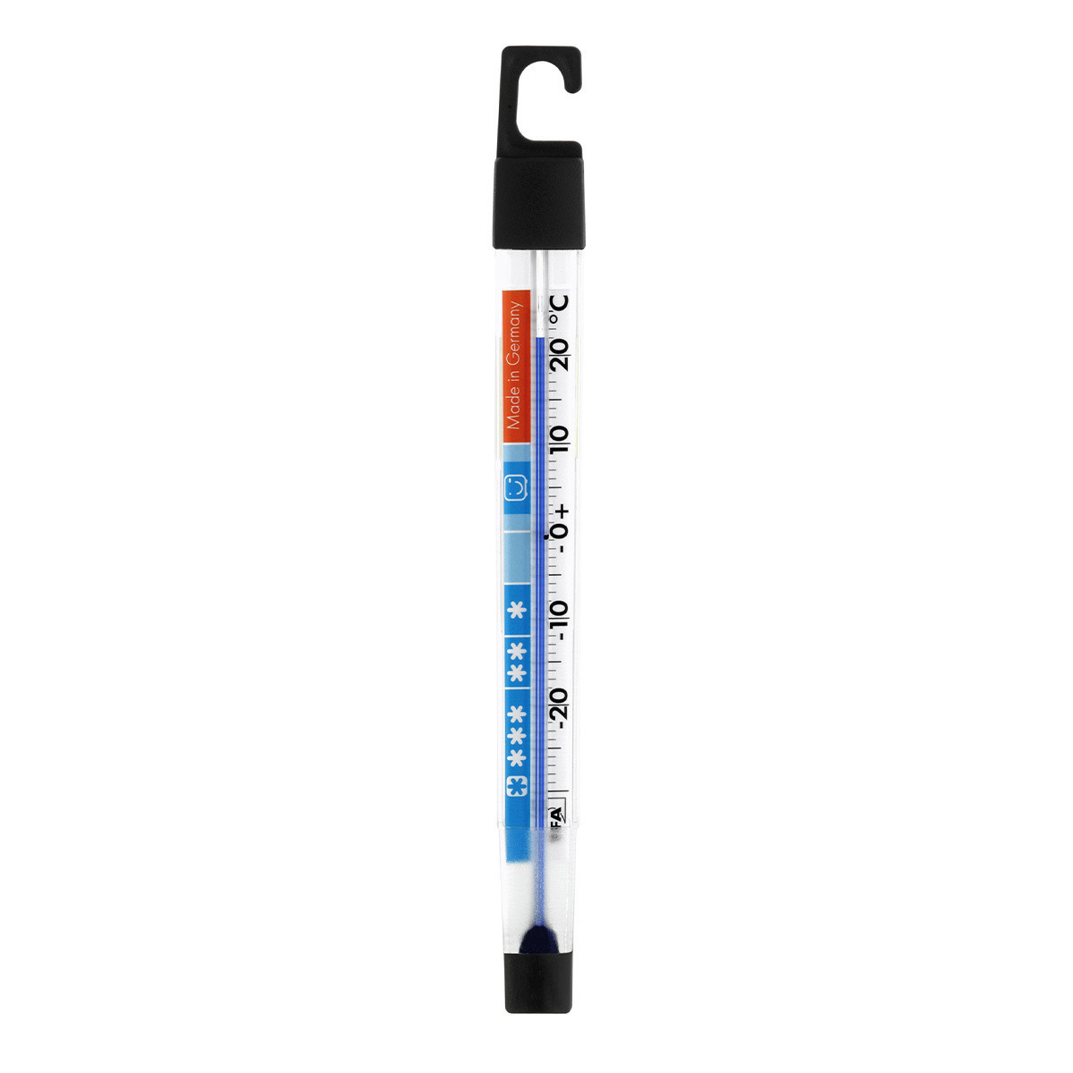 TFA Dostmann Koelkast en vriezerthermometer - zwart - kunststof - analoog -