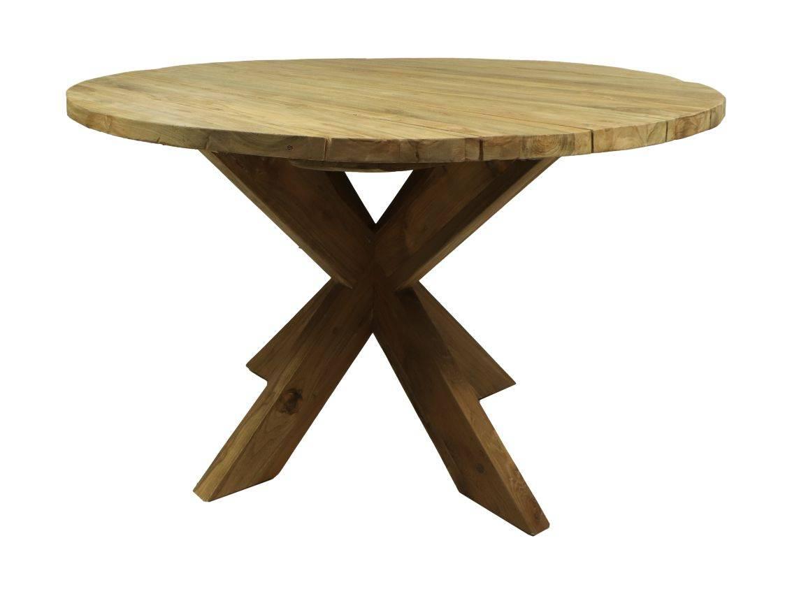 HSM Collection Tuintafel Tessa rond teakhout | 