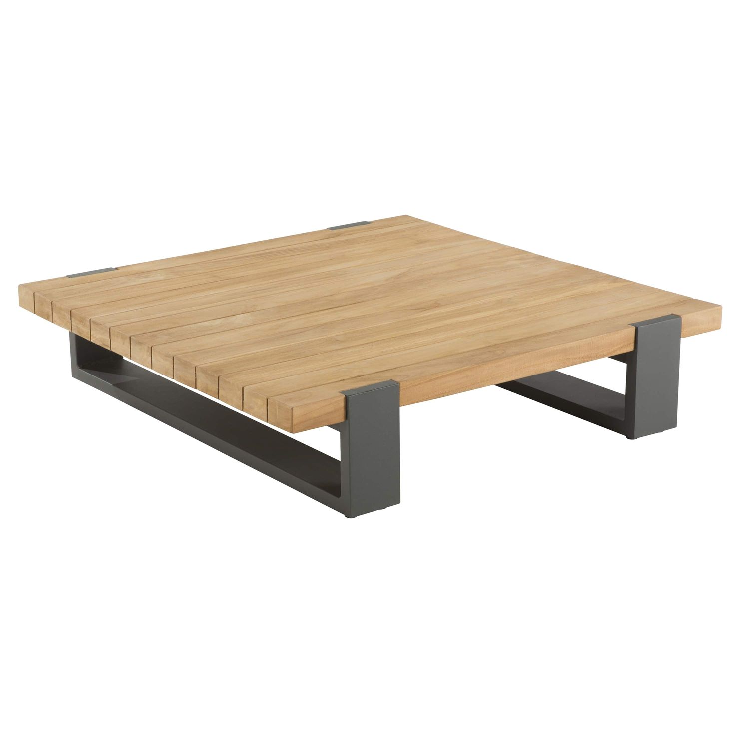 NATERIAL Loungetafel Griffin Teak/aluminium 90x90x20cm