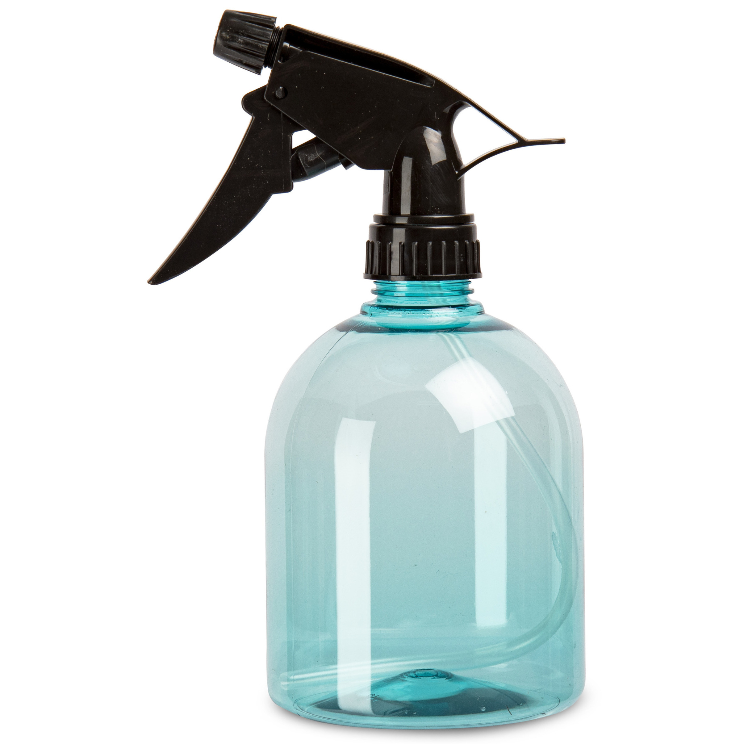 PlasticForte Plantenspuit - 500 ml - transparant blauw - verstuiver - 18 cm - kunststof -