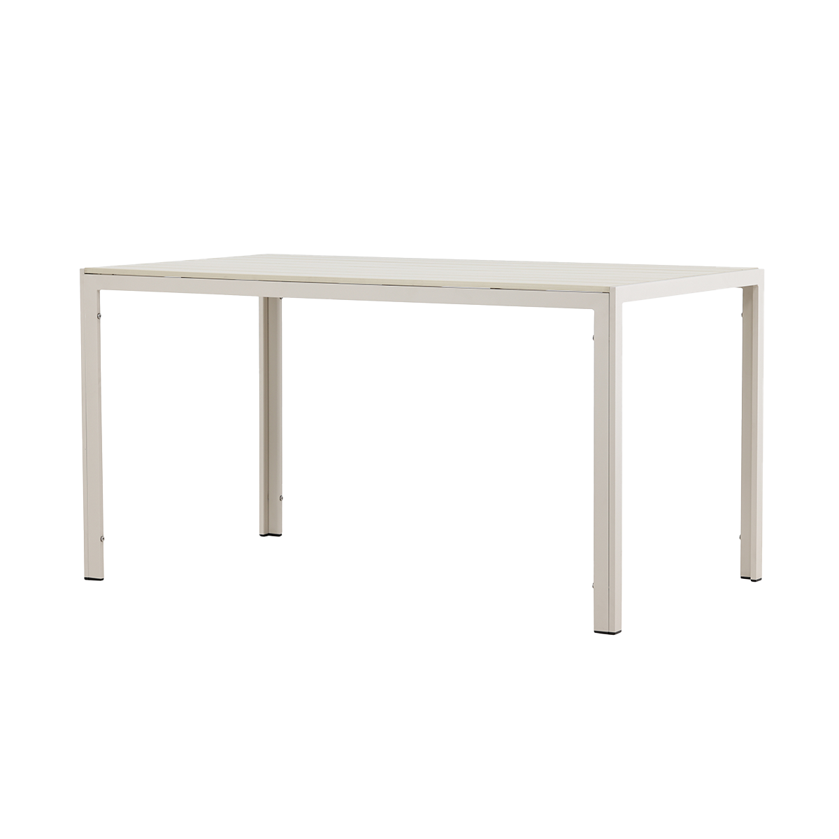 Nest outdoor Joas polywood tuin eettafel beige - 140 x 90 cm