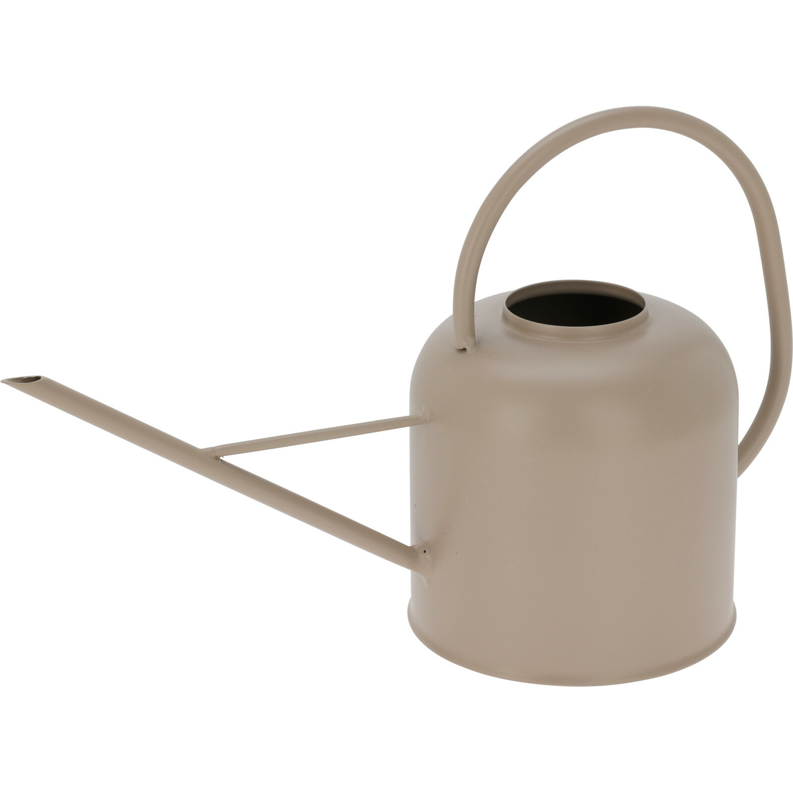 Excellent Houseware Plantengieter Retro - rvs metaal - beige - 1200 ml - Gieters voor binnen -