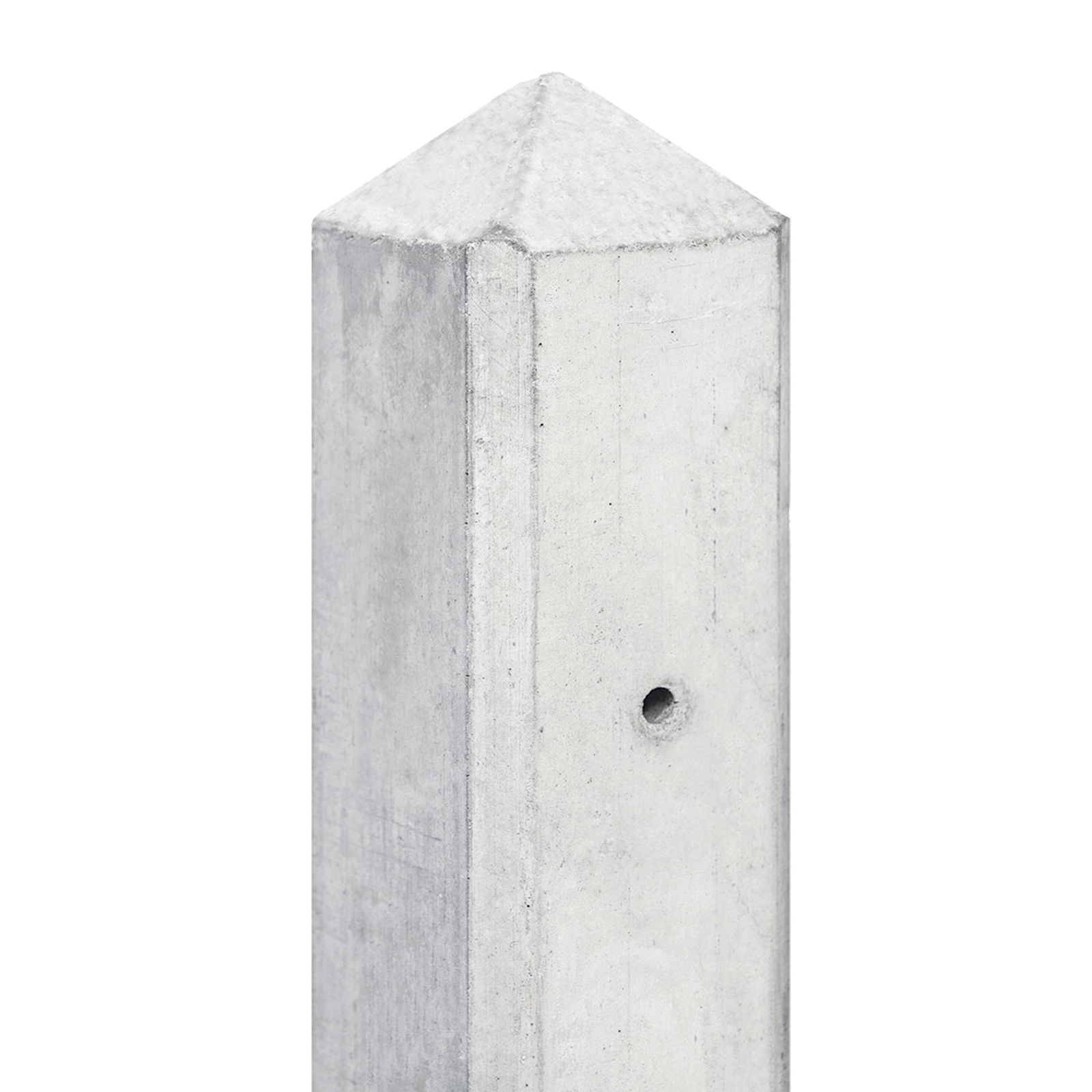 Tuindeco Berton paal Amstel wit/grijs tussenmodel 280 cm  - 