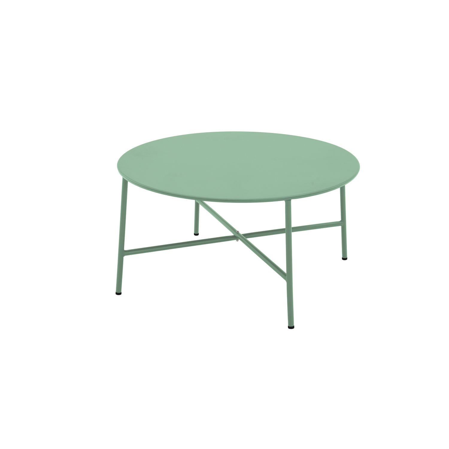 Central Park Bijzettafel Nino Staal Sage D70cm