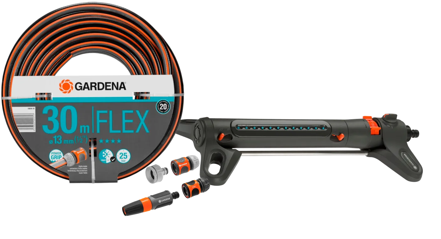Gardena Comfort FLEX 30m Small Sproeierpakket