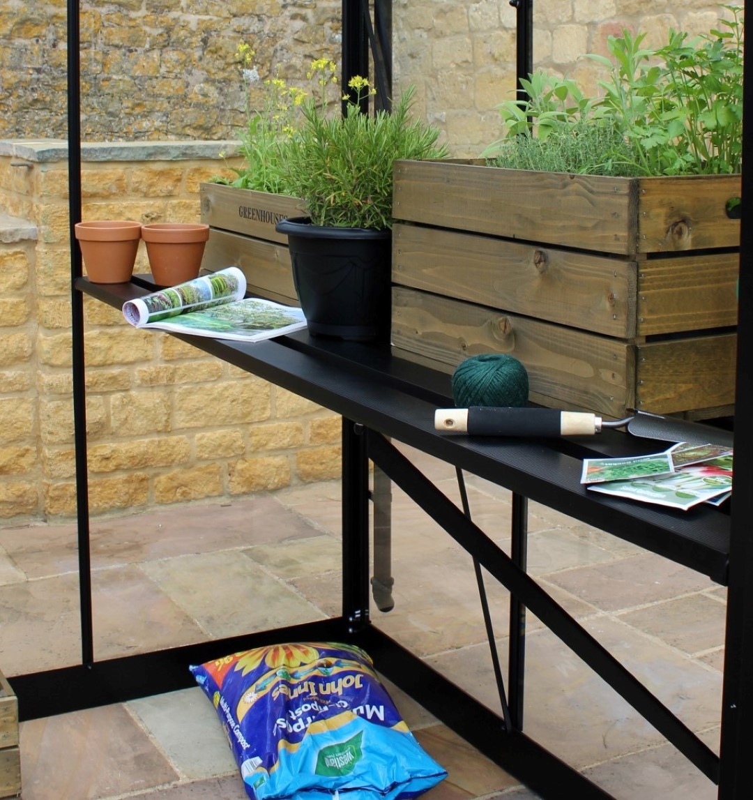 Royal well Kweektafel Compact 5,0 geintegreerd, zwart  - 