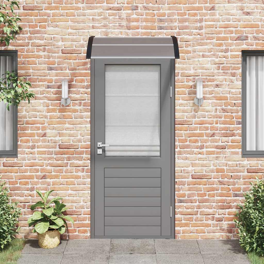 vidaXL Deurluifel 100x75 cm polycarbonaat zwart