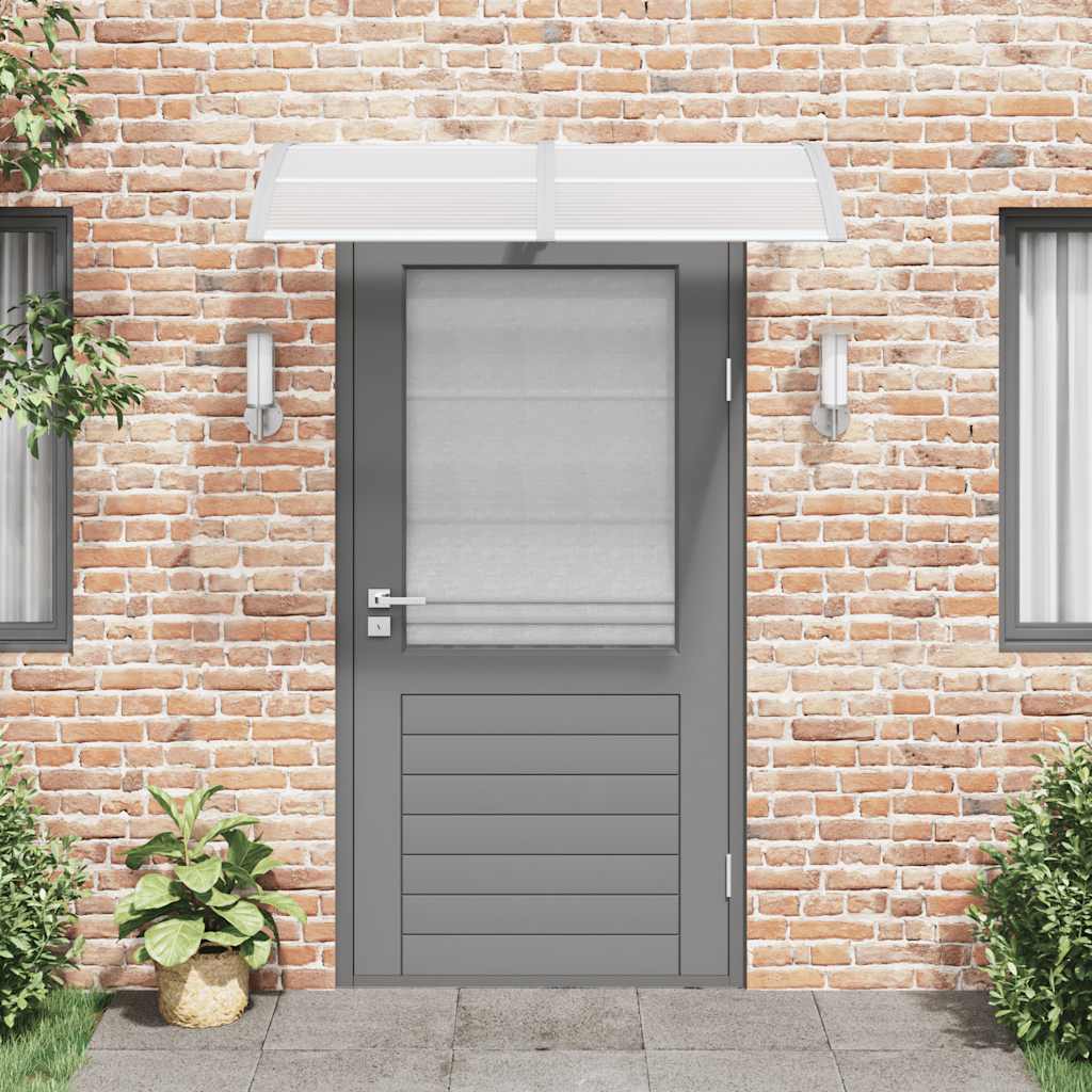 vidaXL Deurluifel 150x100 cm polycarbonaat grijs