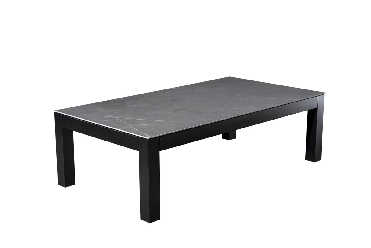 Yoi Midori coffee table 140x77,5x42 cm alu black/slate - 