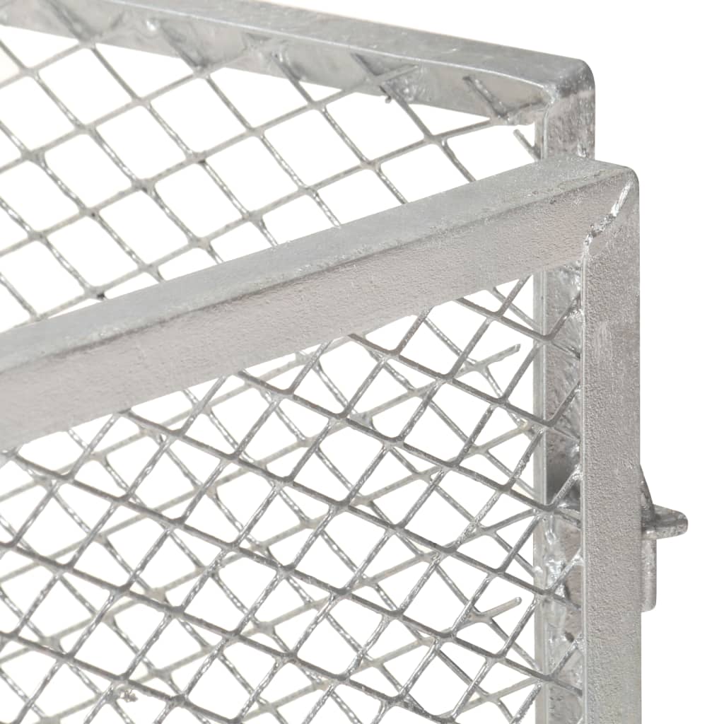 vidaXL Compostbak 85x85x70 cm gegalvaniseerd staal