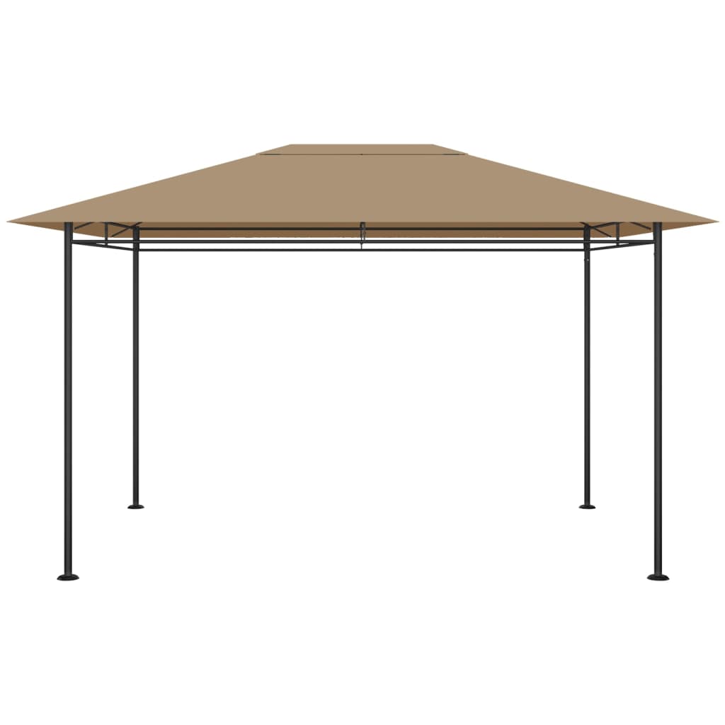 vidaXL Prieel 180 g/m² 384x281x270 cm taupe