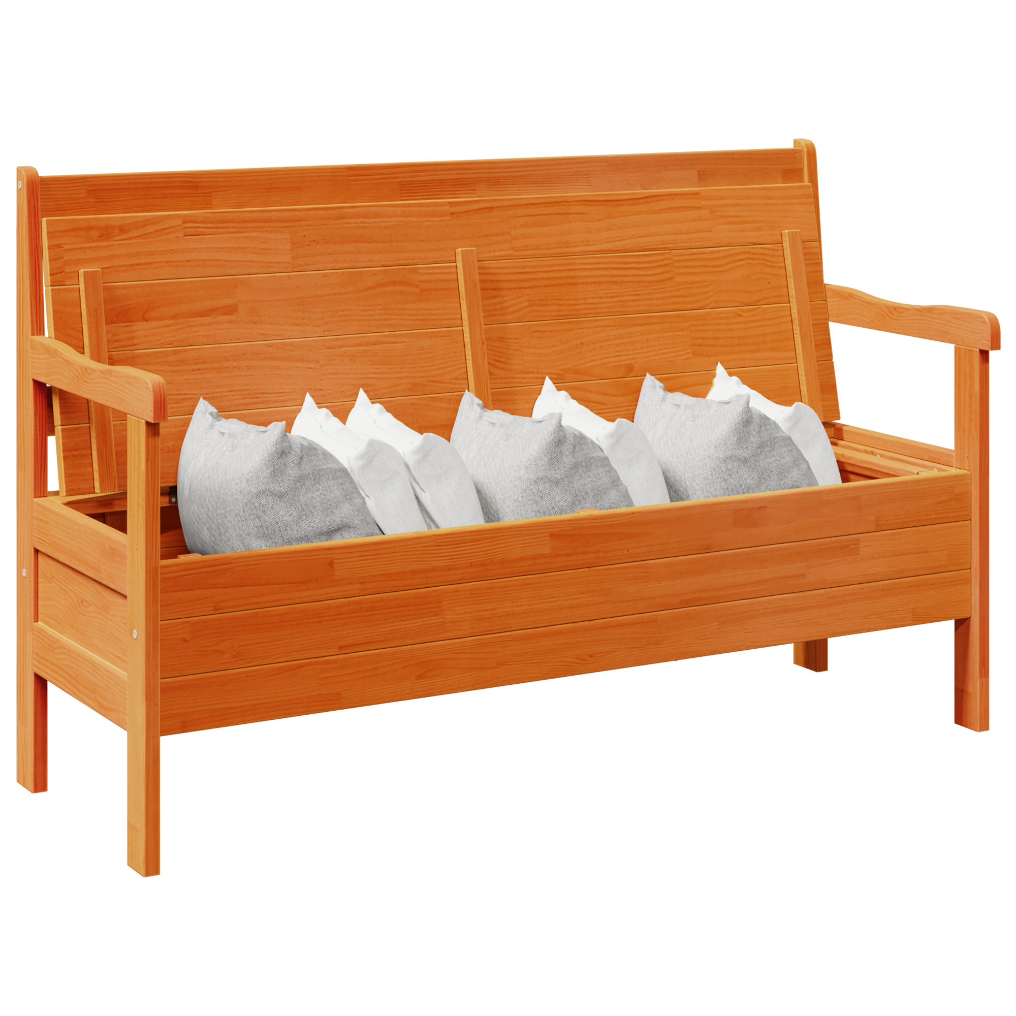 vidaXL Ligbed Acacia 119x76x44 cm Massief Hout