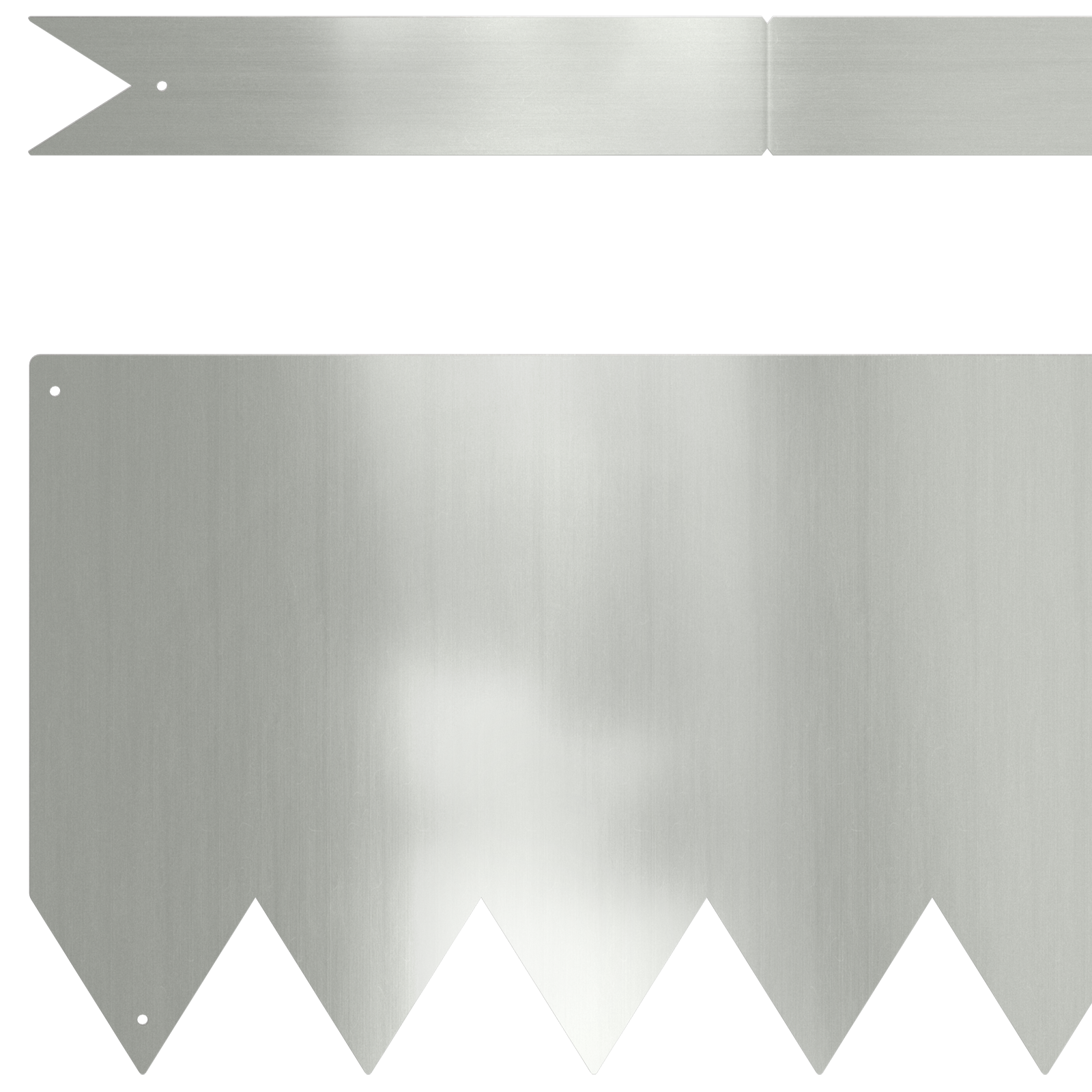 vidaXL Grasrand 30 stuks 100x0,5x20 cm Gegalvaniseerd Staal
