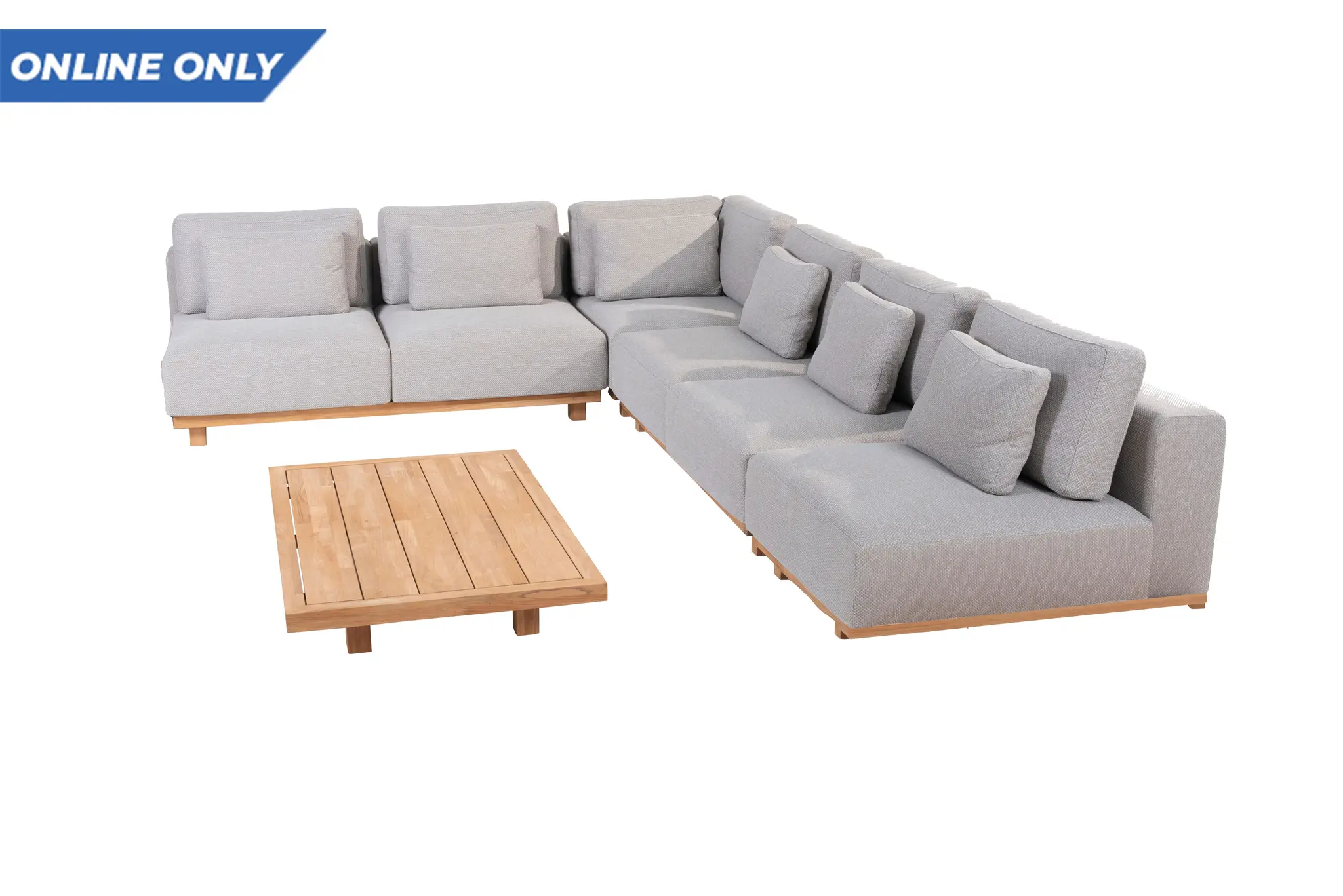 4 Seasons Outdoor Paradiso loungeset groot met teak koffietafel