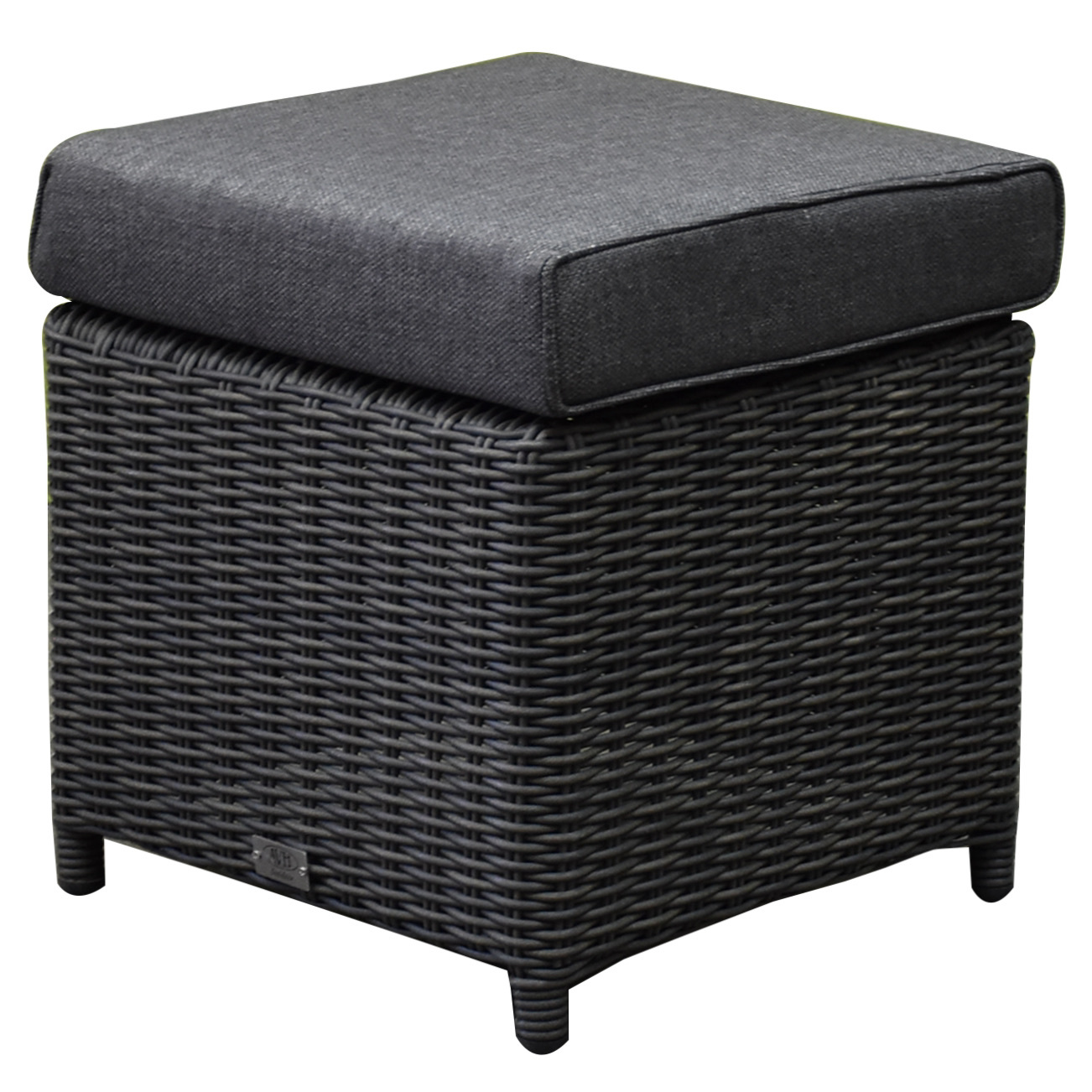AVH-Collectie AVH Voetenbank premium 45x45xH45 cm antraciet
