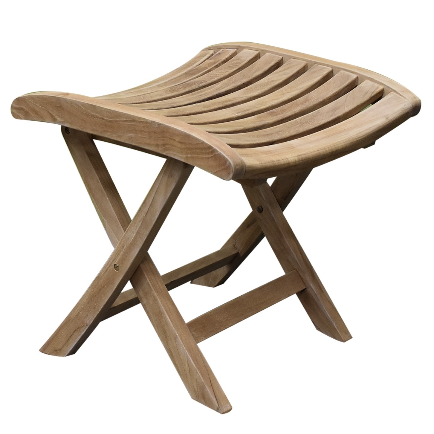 AVH-Collectie Beverly voetenbank teak inklapbaar