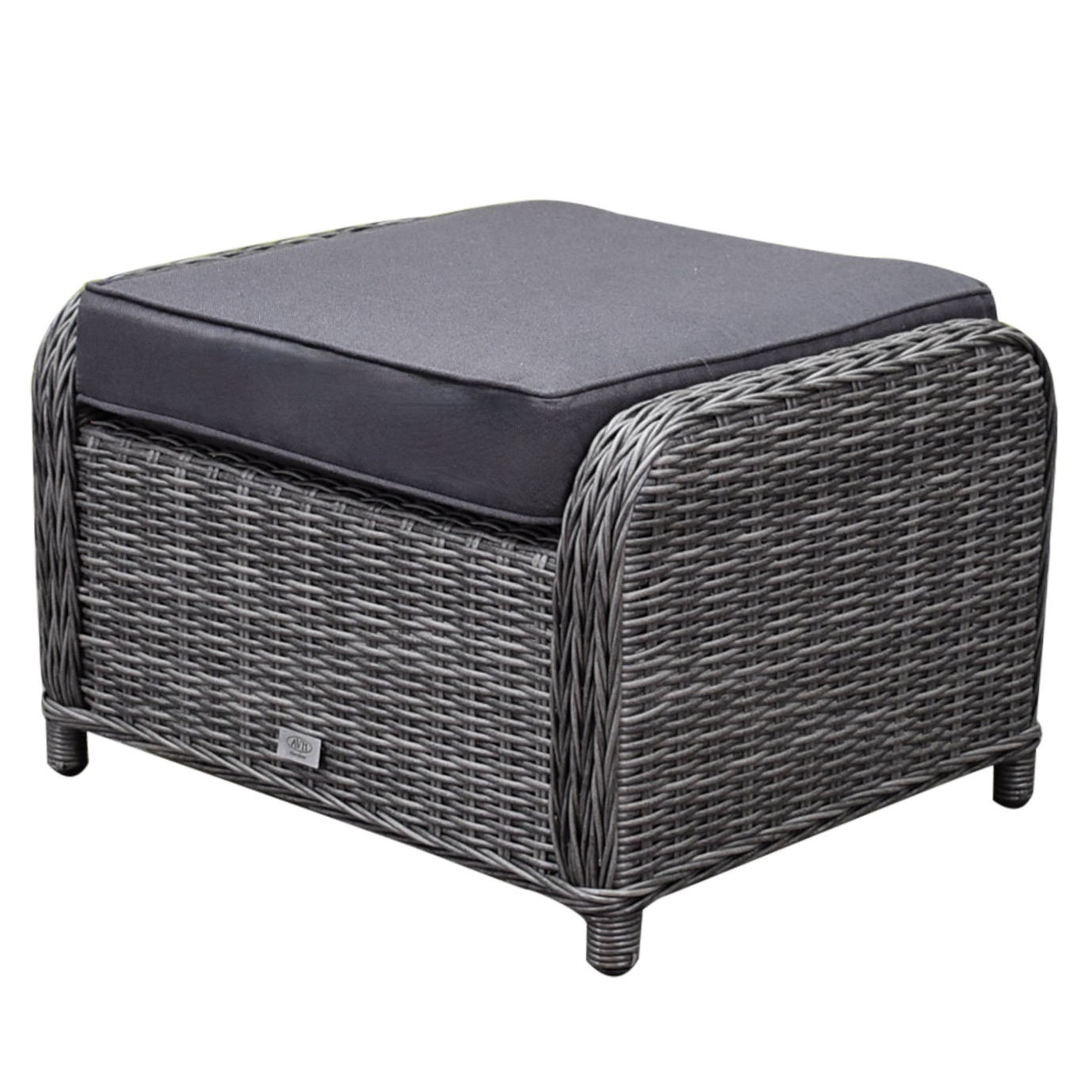 AVH-Collectie Toscane XL voetenbank 72x58xH46 cm antraciet