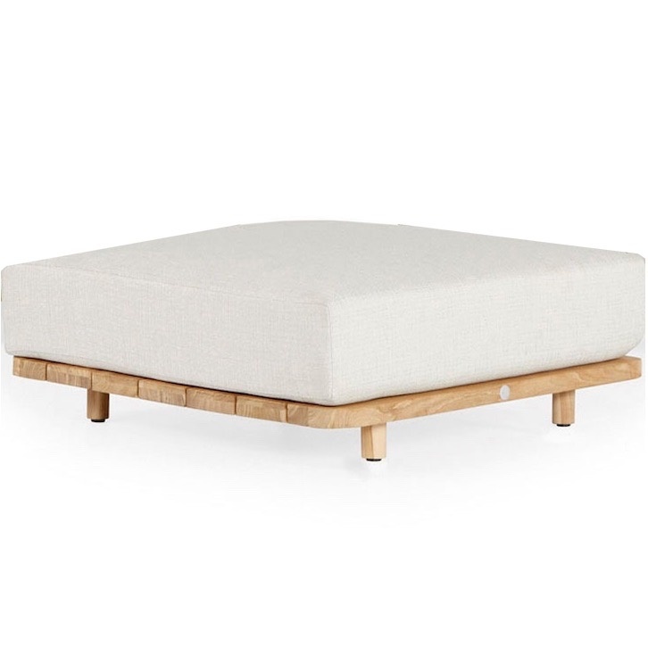 SUNS Bora tafel / voetenbank naturel gravel 