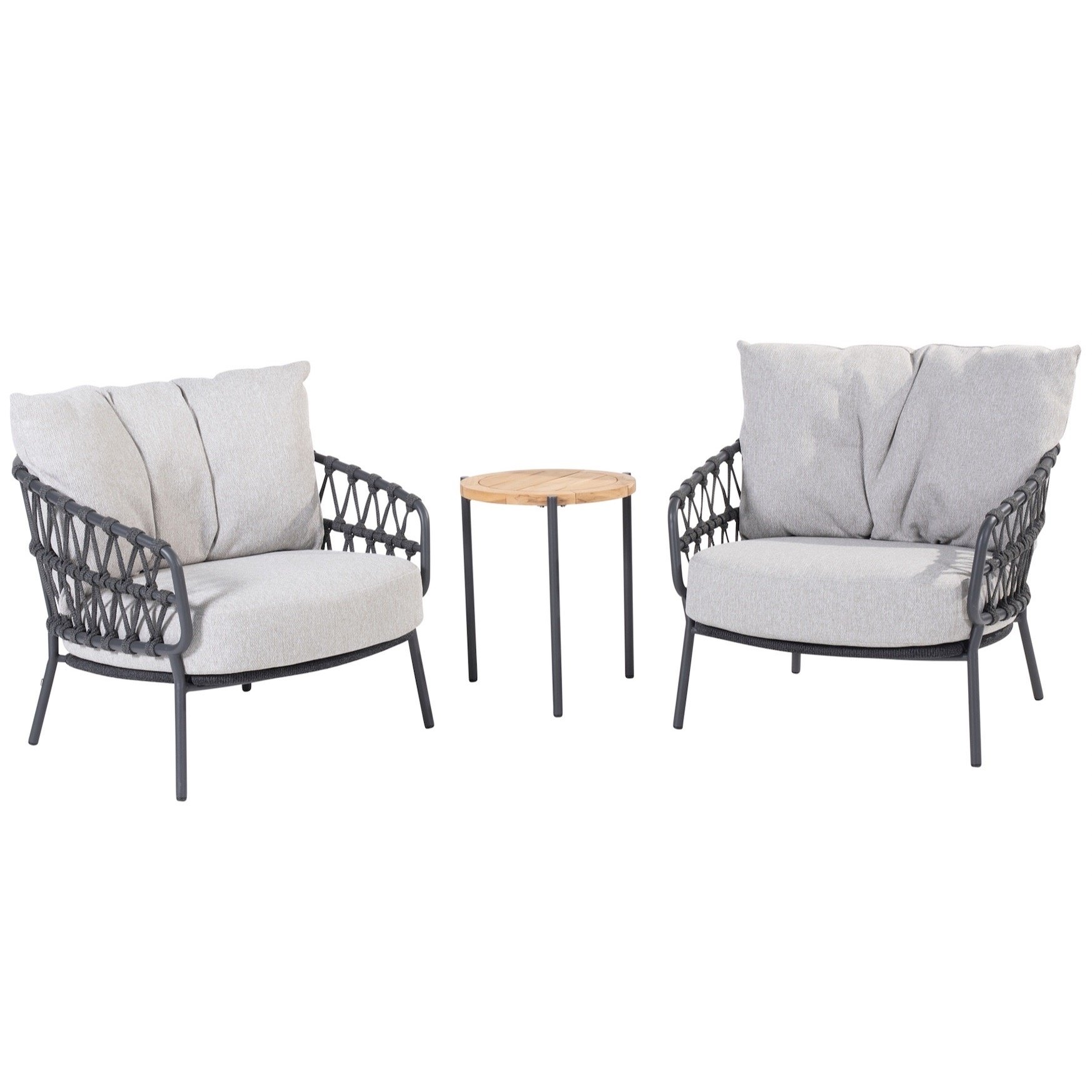 4 Seasons Outdoor Calpi lounge balkonset 3 delig rope 