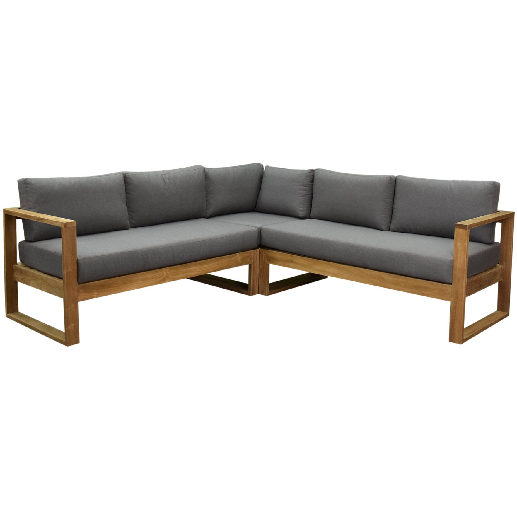 AVH-Collectie Dubai hoek loungeset 3 delig teak
