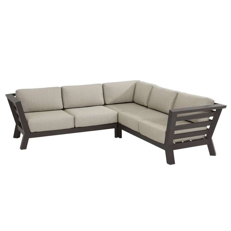 4 Seasons Outdoor Meteoro hoek loungeset 3-delig antraciet 