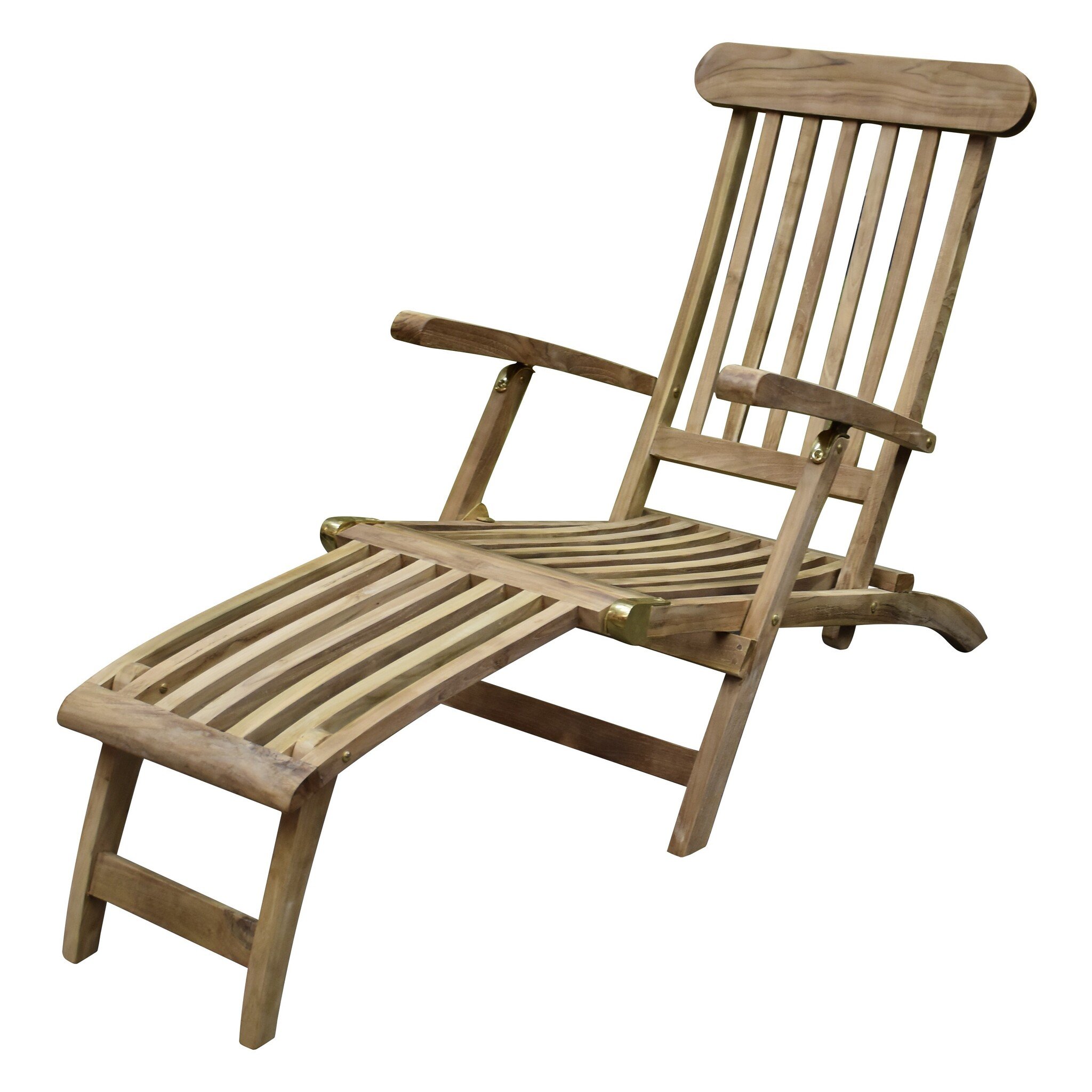 AVH-Collectie Titanic deckchair teakhout verstelbaar