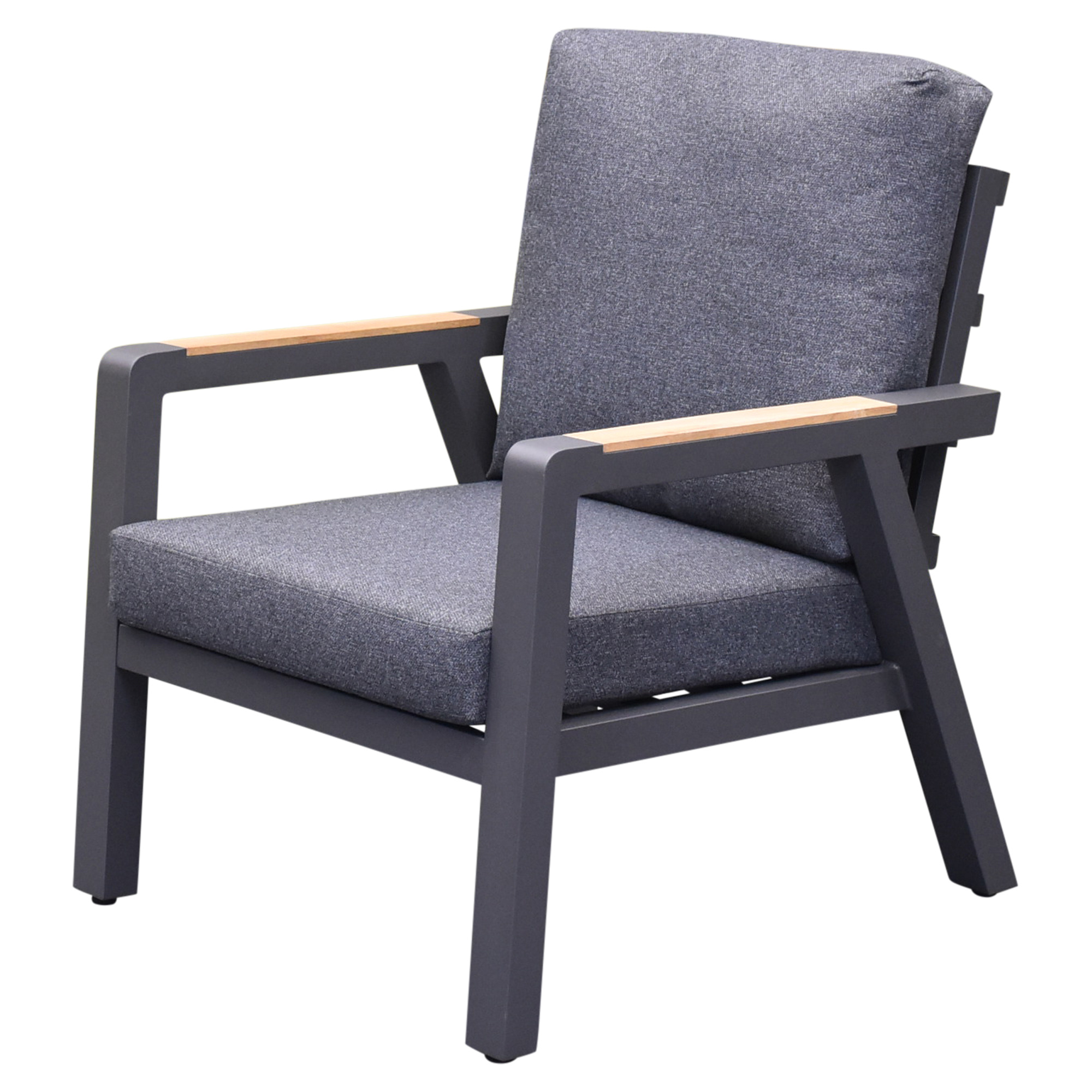 AVH-Collectie Costa Rica lounge tuinstoel aluminium antraciet