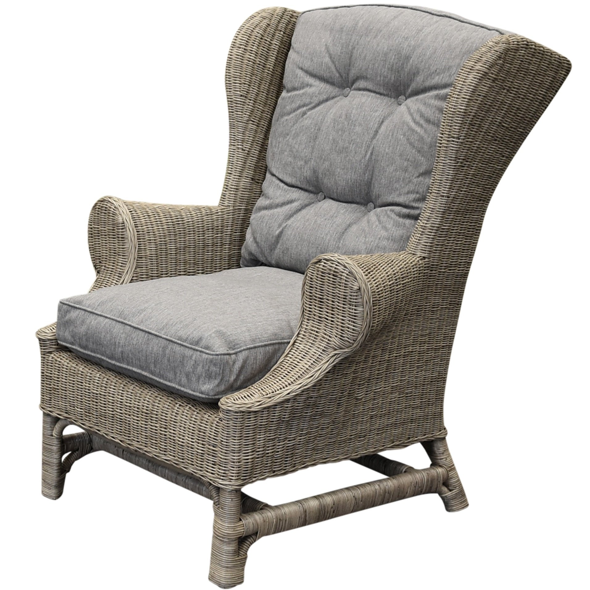 AVH-Collectie Mississippi Wing lounge tuinstoel riet