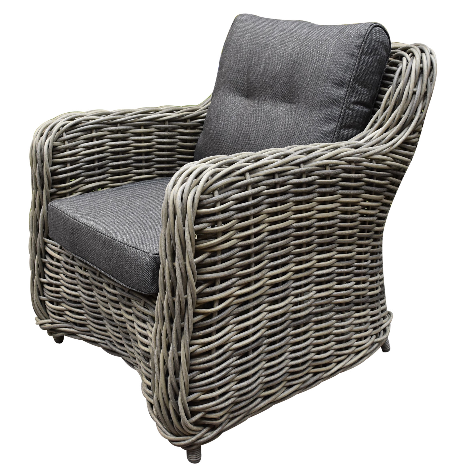 AVH-Collectie Barakaldo premium lounge tuinstoel grijs