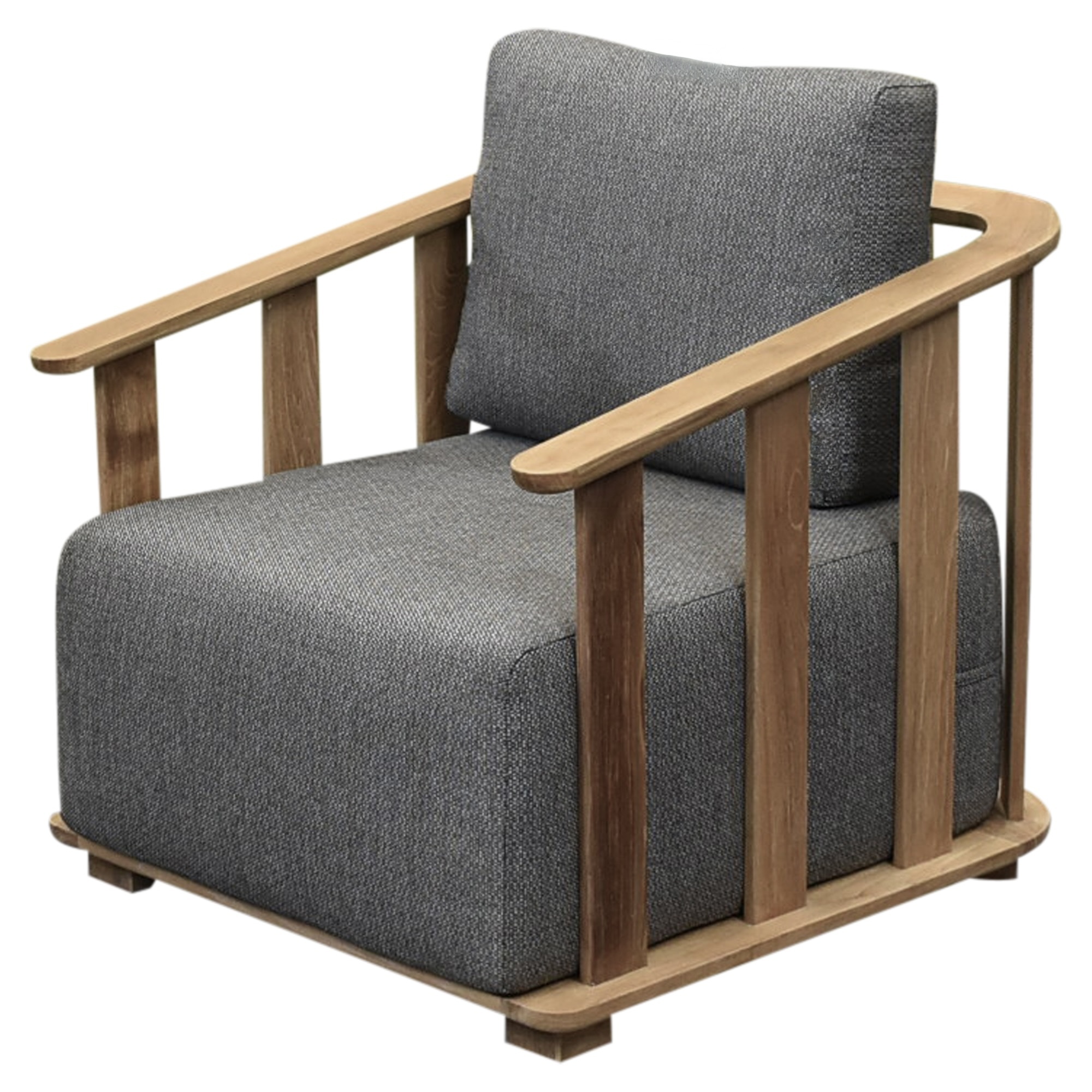 AVH-Collectie Milano lounge tuinstoel teakhout