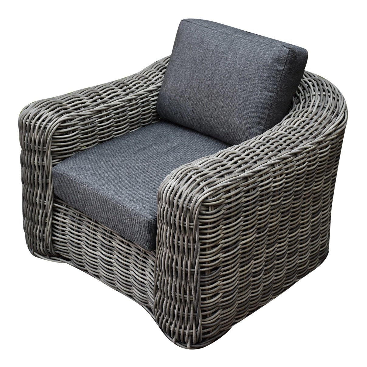 AVH-Collectie Las Palmas lounge tuinstoel grijs