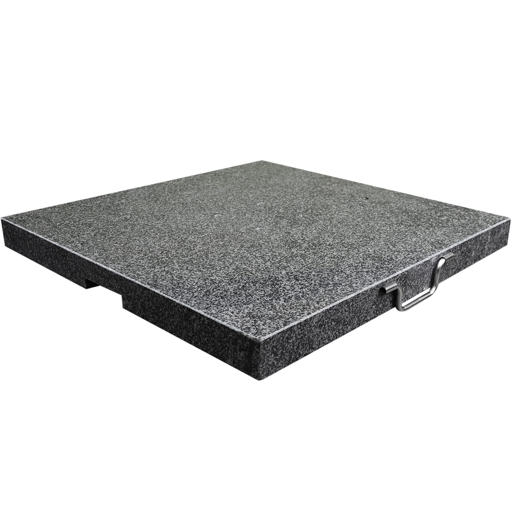 AVH-Collectie AVH Parasolvoet 75 kg met 2 wielen en handgreep graniet