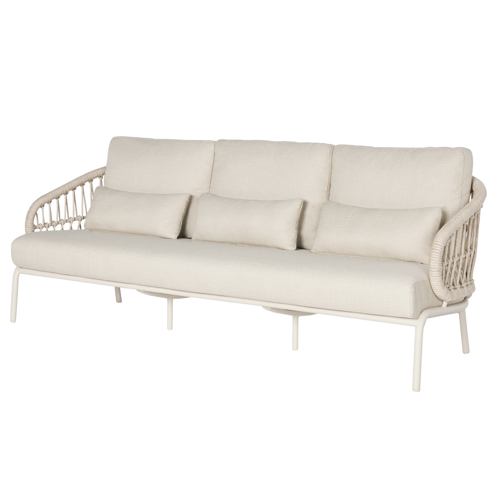 SUNS Tosca lounge 3 zits tuinbank camel sand rope