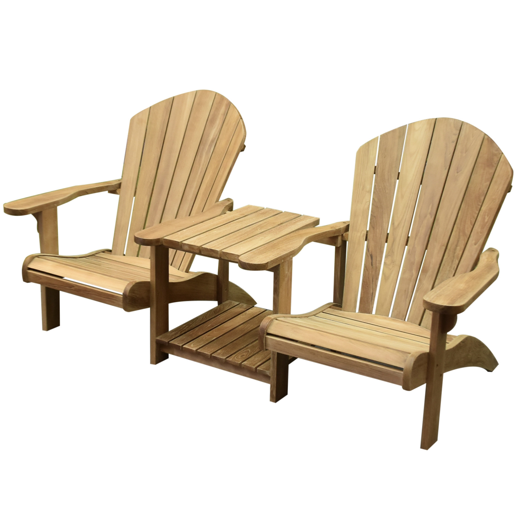 AVH-Collectie Canadian Twin teakhouten relax set