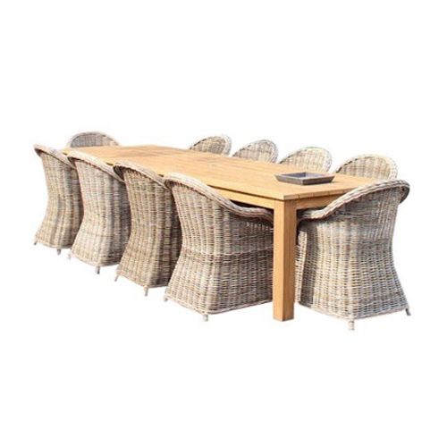 AVH-Collectie Old Java Roma dining tuinset 320x110xH77,5 cm 11 delig