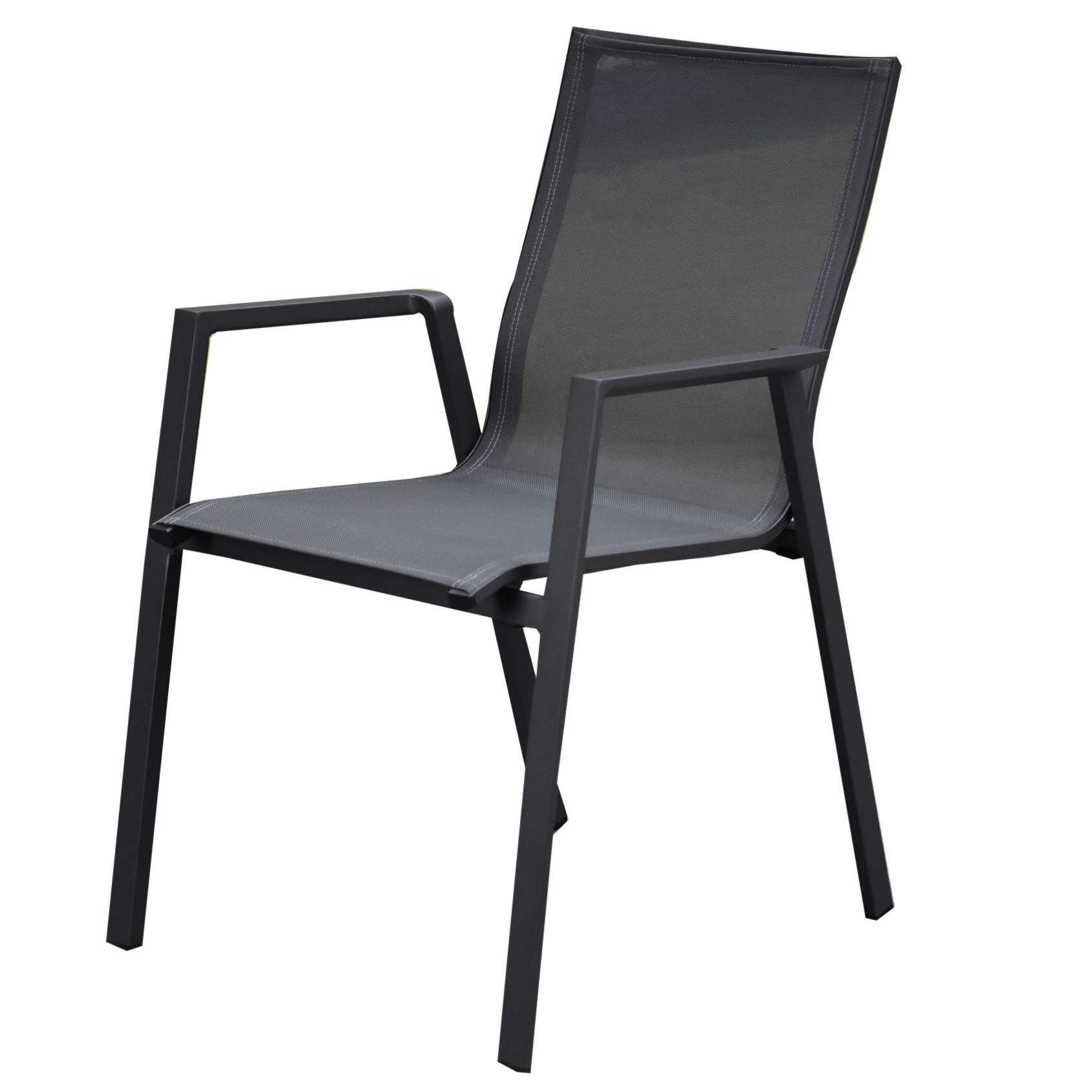 AVH-Collectie New Valley dining tuinstoel stapelbaar antraciet