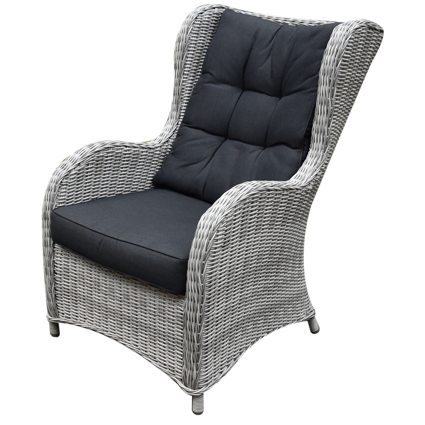 AVH-Collectie Arezza lounge tuinstoel wit grijs