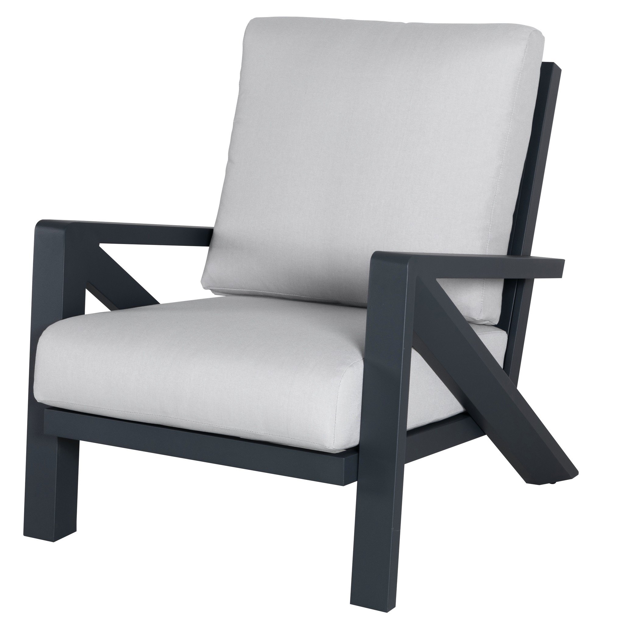 AVH-Collectie Fortaleza lounge tuinstoel antraciet