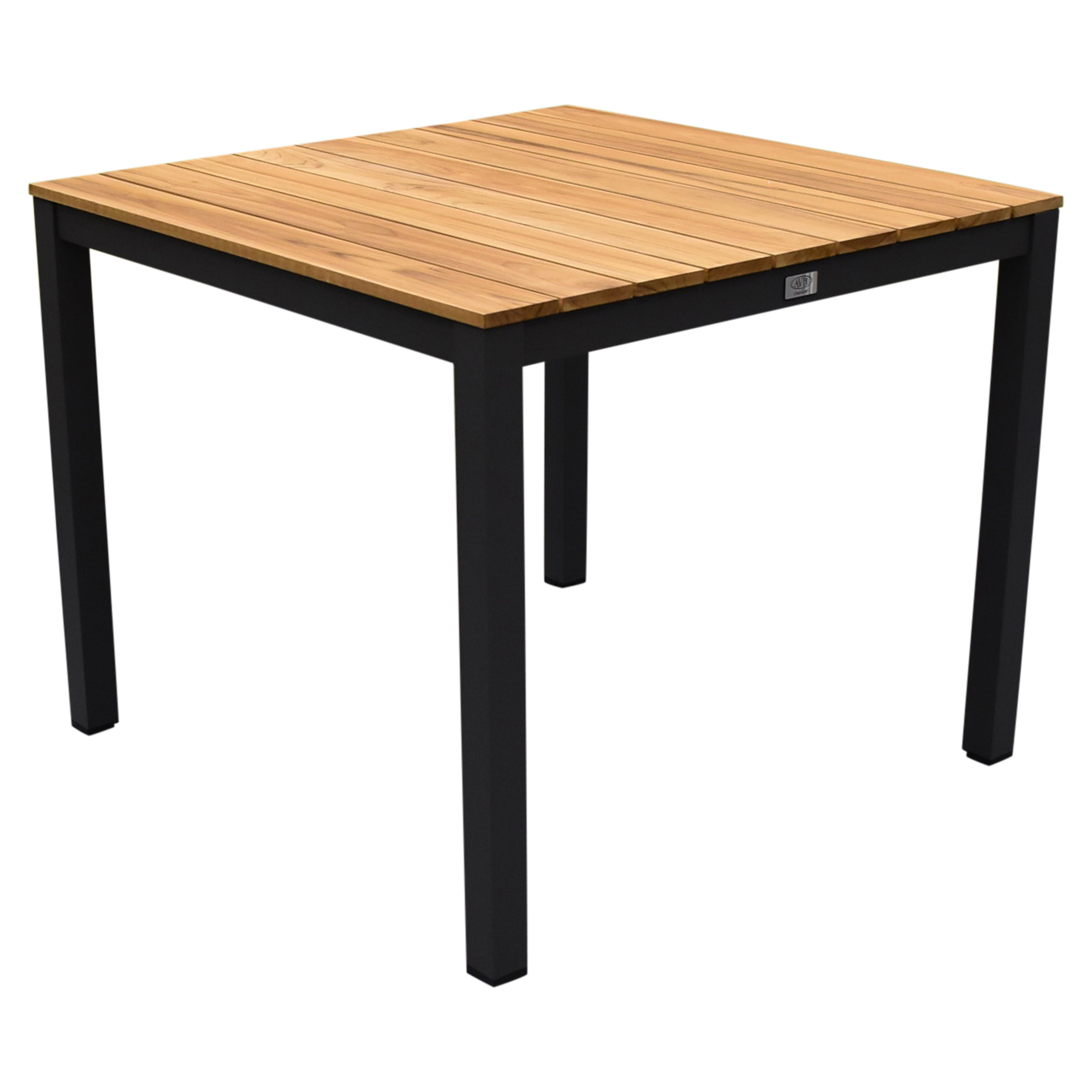 AVH-Collectie Napoli dining tuintafel 90x90xH74 cm teak blad