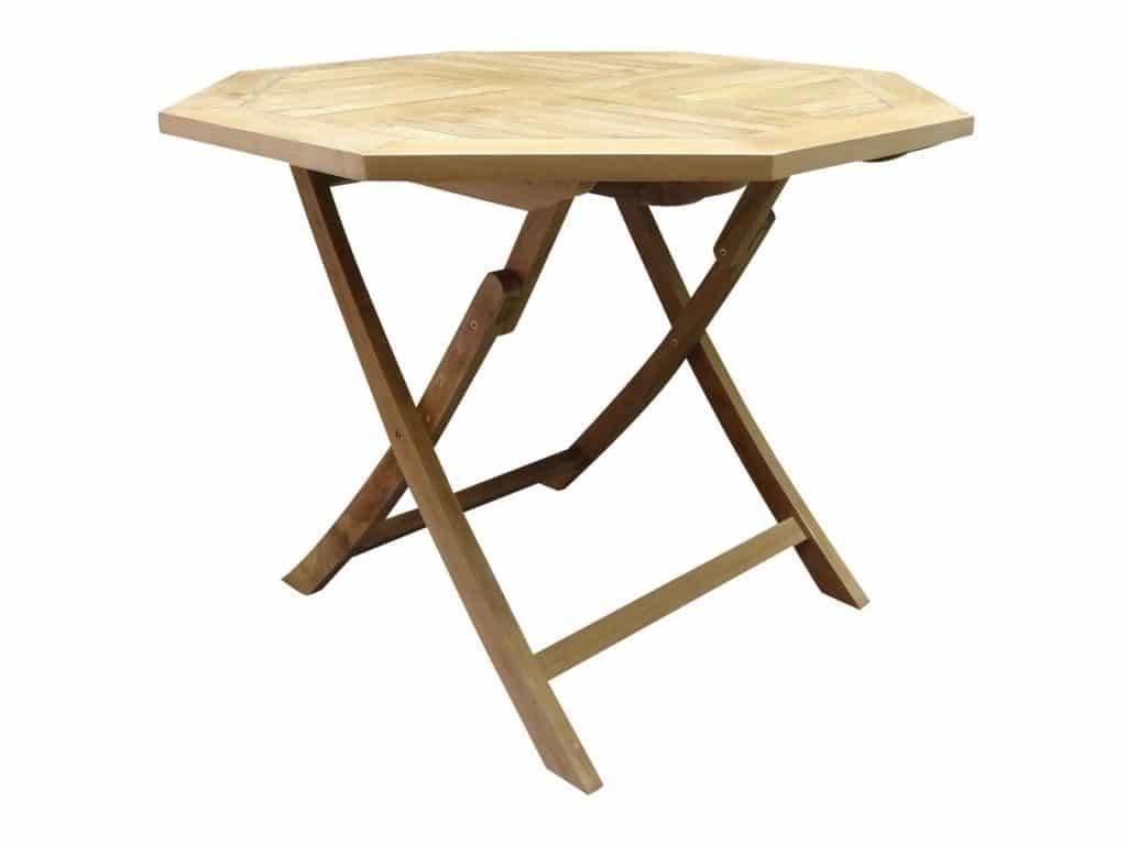 AVH-Collectie Klaptafel 100 cm achtkantig teak