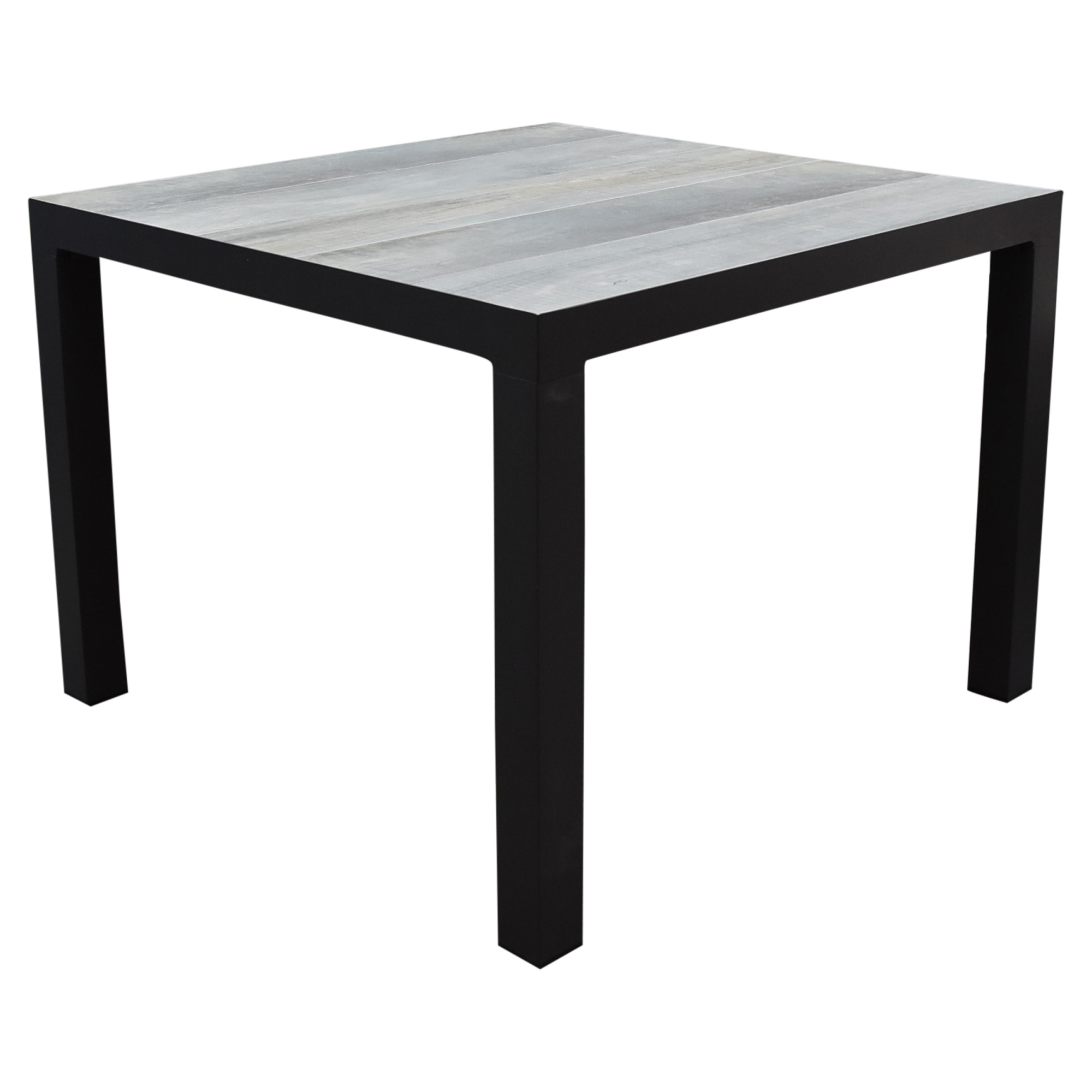 AVH-Collectie Fresno dining tuintafel 100x100xH74cm antraciet