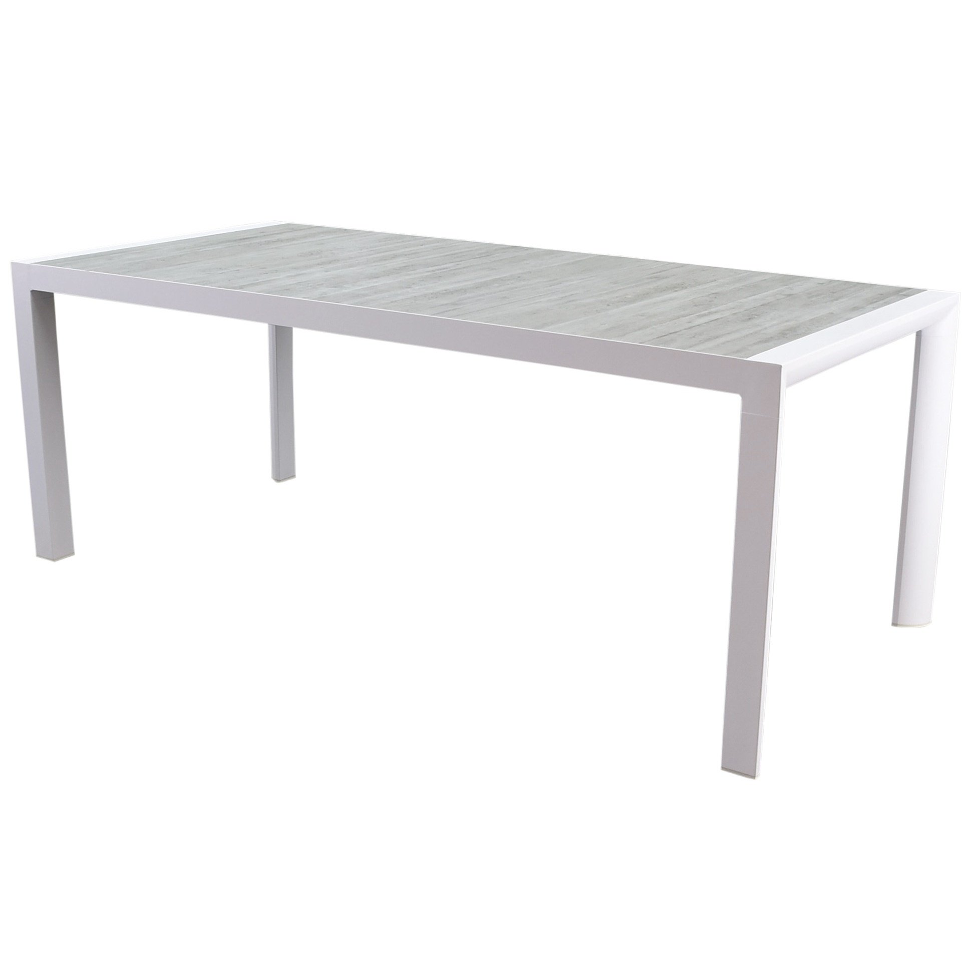 AVH-Collectie Dexter dining tuintafel 194,5x90xH74,5 cm wit