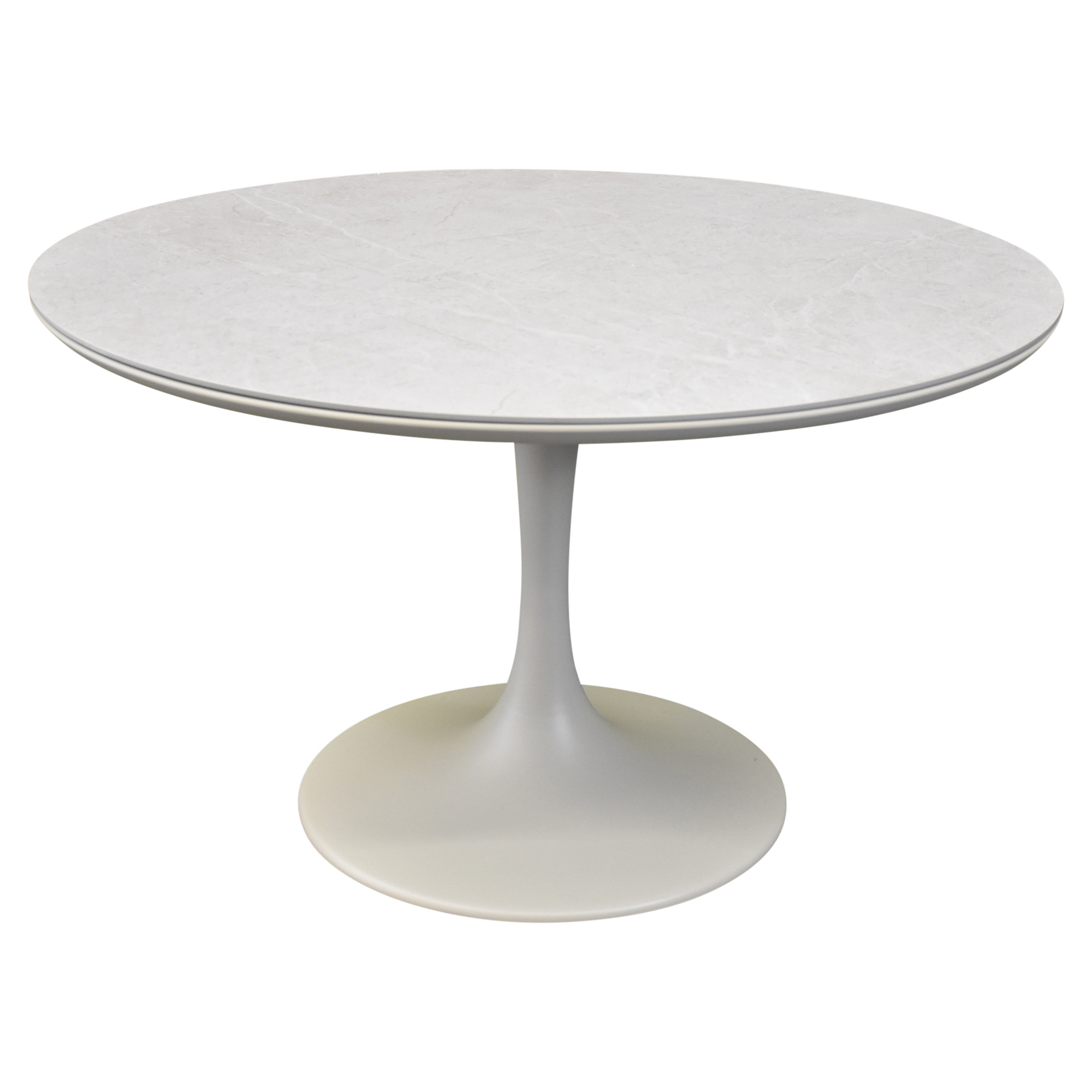 AVH-Collectie Flair dining tuintafel rond 120 cm latte keramiek