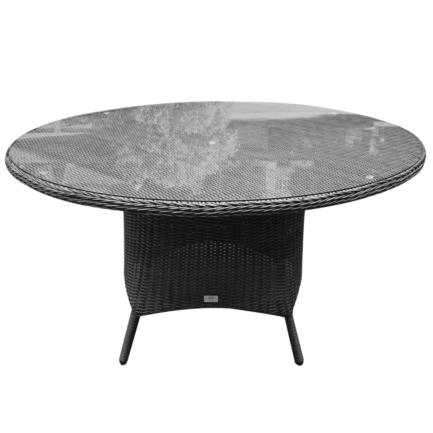 AVH-Collectie Riccione dining tuintafel 150 cm rond antraciet