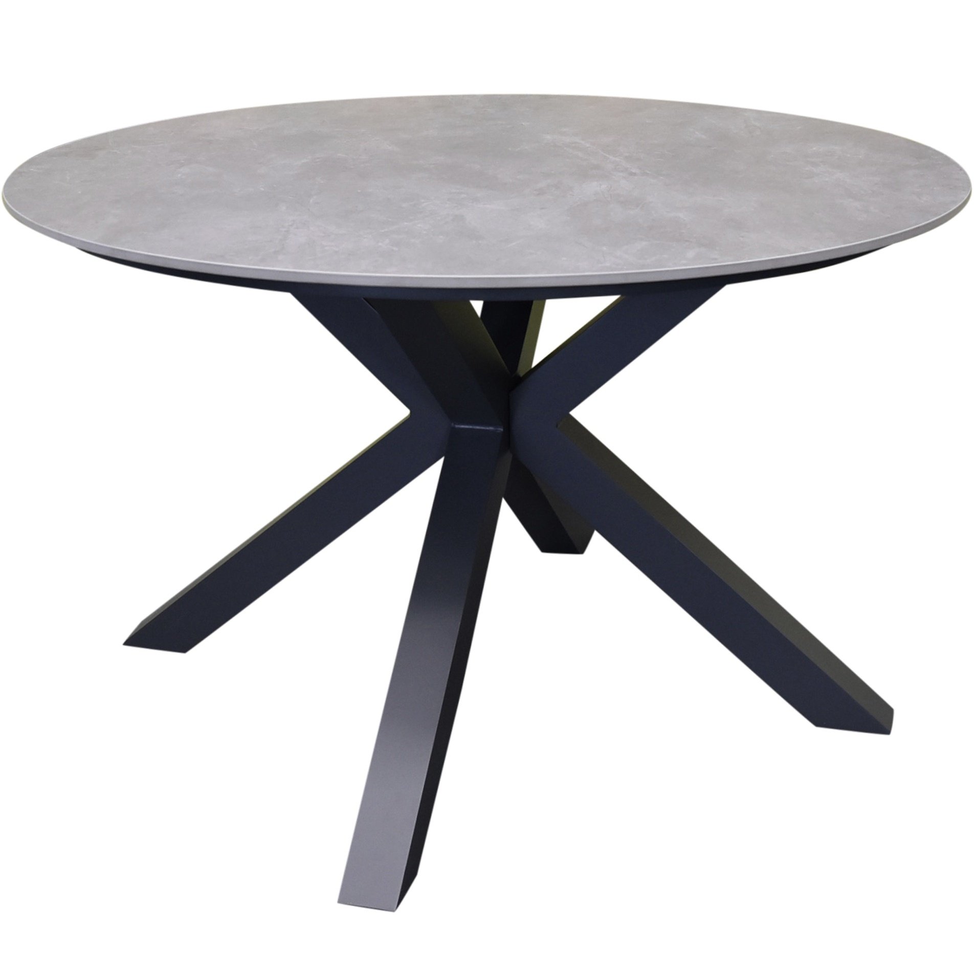 AVH-Collectie Puccini dining tuintafel 120xH75 cm rond met ceramic blad