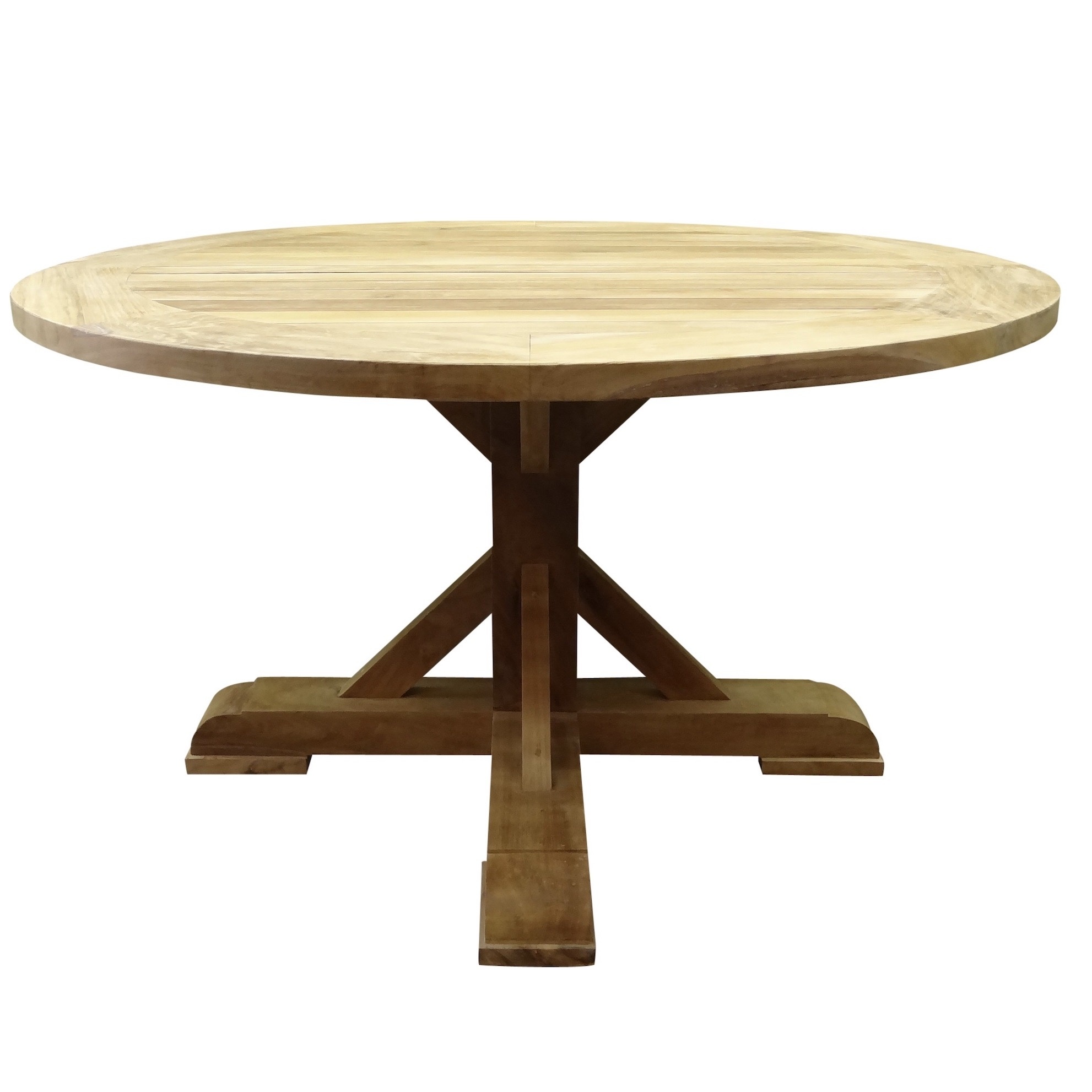 AVH-Collectie Xena dining tuintafel 140 cm rond teak