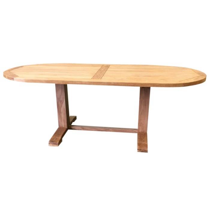 AVH-Collectie Geneva dining tuintafel 220x100xH77,5 cm ovaal teak