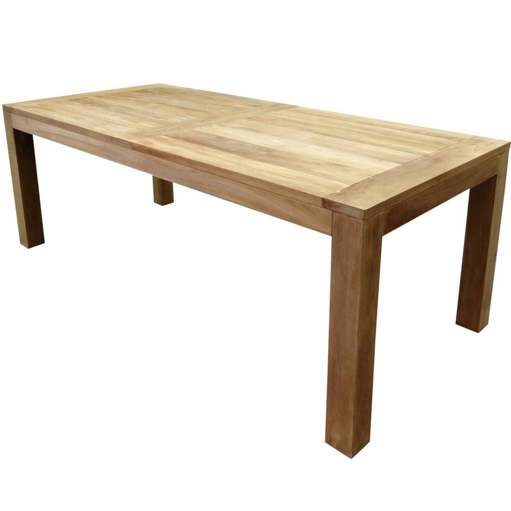 AVH-Collectie Krista dining tuintafel 220x100xH77,5 cm teak