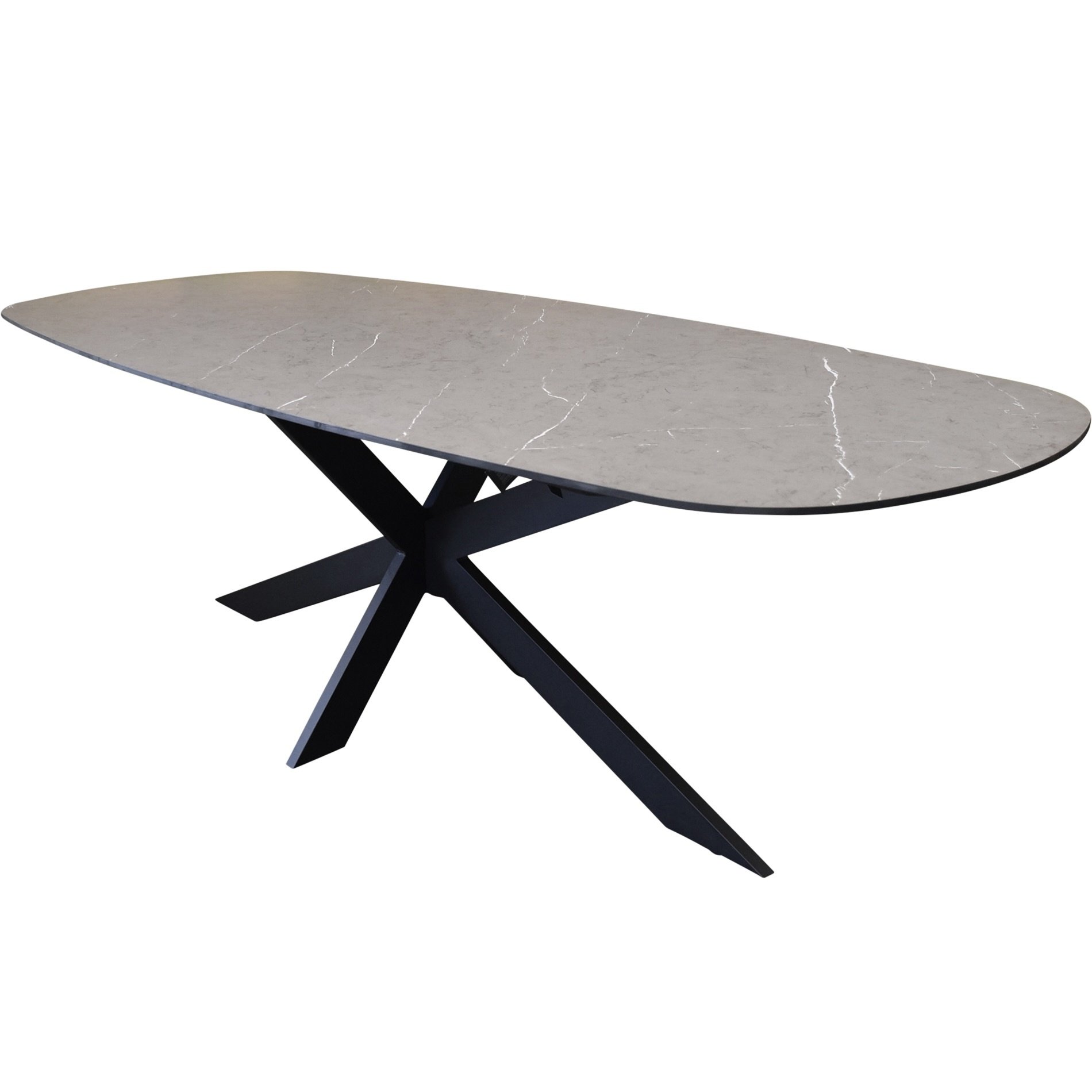 AVH-Collectie San Francisco dining tuintafel 240x100xH76 cm keramiek antraciet